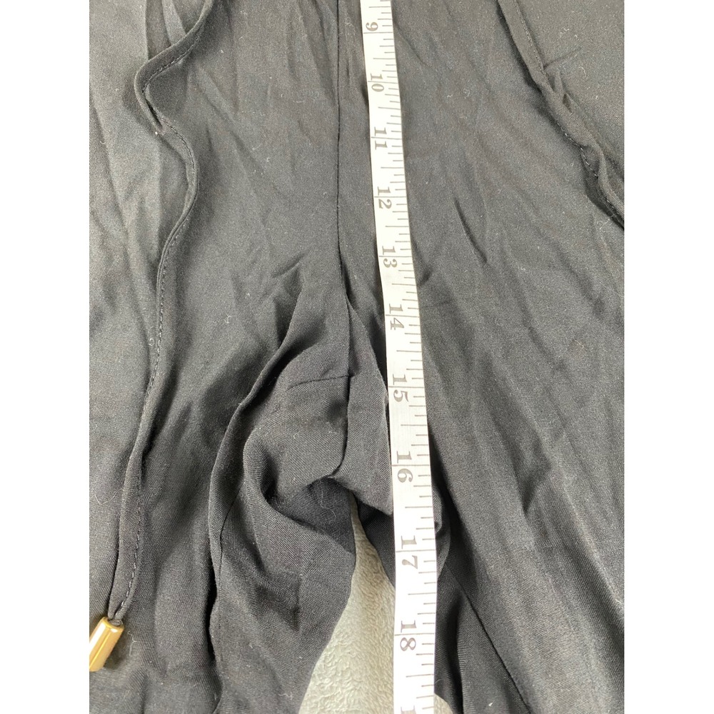 Basic Editions Woman 2X Black Rayon Blend Lounge Pants Drawstring Waist NWT - Picture 10 of 12